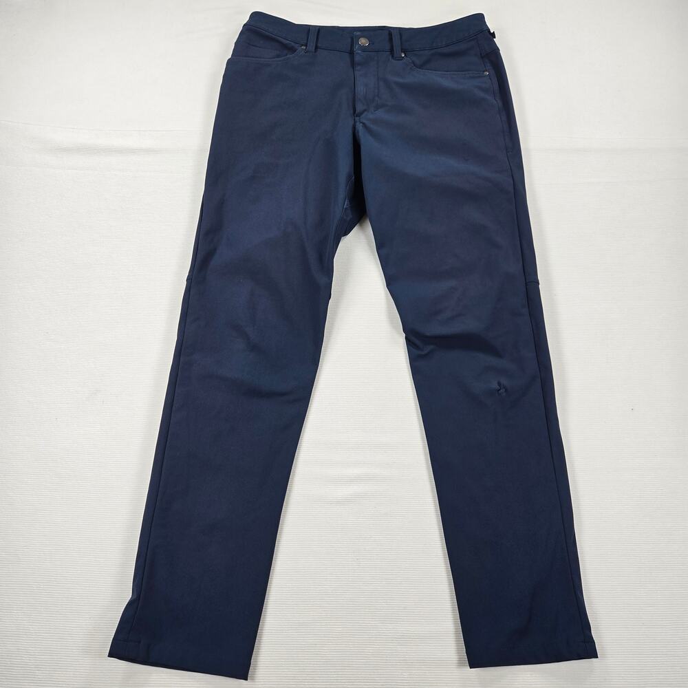 Lululemon Athletica ABC Slim Warpstreme Navy Blue Pants Men's Size‎ 30